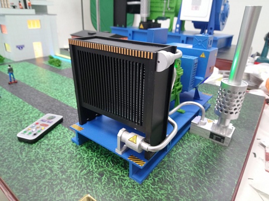 Макет дизельной электростанции