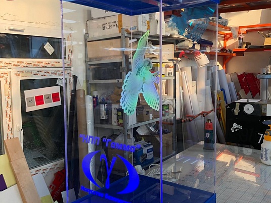 Прозрачный короб с подсветкой