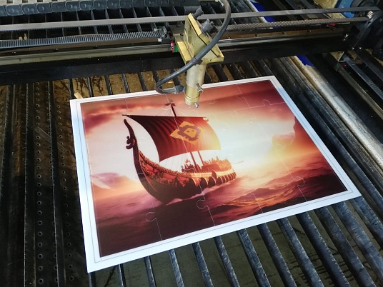 Изготовление пазлов