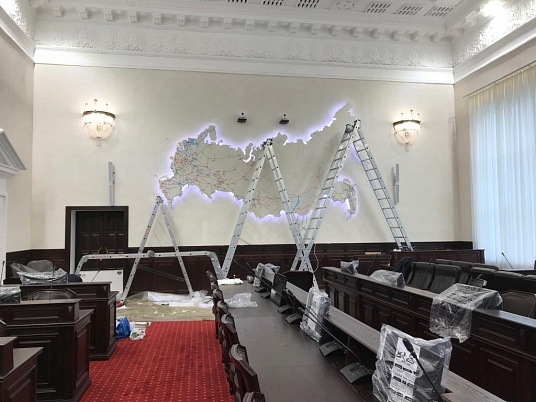 Изготовление объемных световых карт